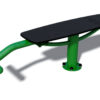 Outdoor Sit-Up bench 27 De Sit Up Bench. Buitenfitnesstoestel voor de buikspieren in de dubbele uitvoering.